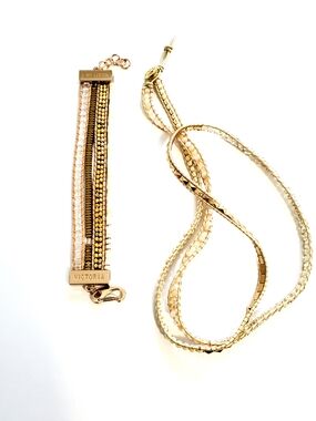 Victoria Emerson Gold Multi-Strand Bracelet Set